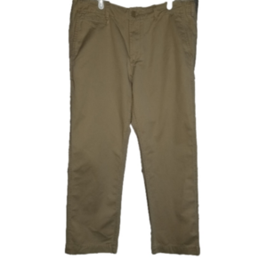 Gap Vintage Khakis Straight Fit Tan Cotton Pants Label 34x30